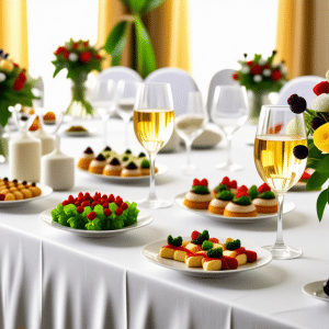 Planifier un vin d’honneur sans boisson ni verre